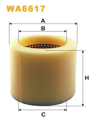 WIX FILTERS Воздушный фильтр WA6617